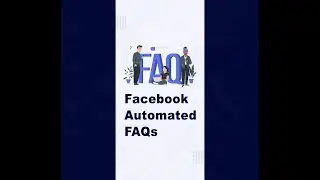 How to Set Up Automated FAQs on Facebook Page   #shorts