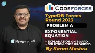 Codeforces TypeDB Forces 2023 | Problem A : Exponential Equation Solution |Explanation + Code| Hindi