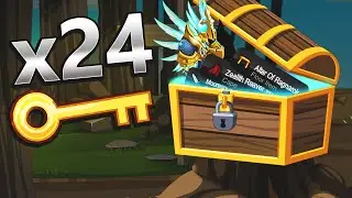 AQW - Getting 24 Items from Treasure Chest