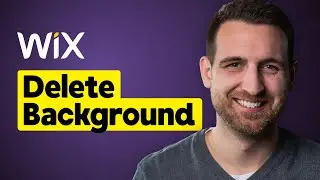 How to Delete Background Image on Wix