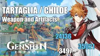 Genshin Impact - Tartaglia / Childe Build (Weapon and Artifacts)