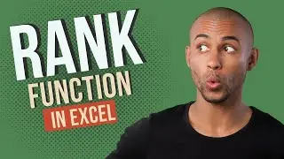 How to use RANK Function in Excel | 5 Real Life Examples ⭐️⭐️⭐️⭐️