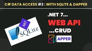 .Net core Web Api CRUD With SQLite & Dapper