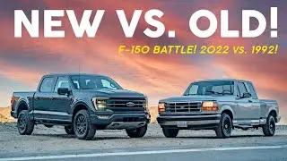 Wow! 30 Year Difference! – Ford F-150 Old Vs New