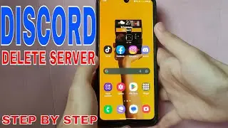 ✅ How To Delete Discord Server 🔴