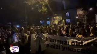 Şişli'de kadınlar katledilen 6 yaşındaki Şirin için buluştu