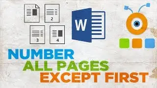 How to Number All Pages Except First in Word