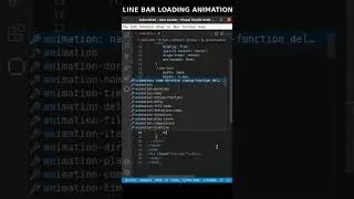 Line Bar Loading Animation | HTML CSS #cssanimation