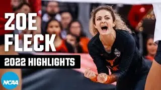 Zoe Fleck highlights: Texas libero's 2022 NCAA tournament top plays