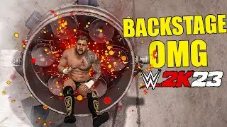 WWE 2K23 BackStage Area OMG Moment / Brock Lesnar Vs Karrion Kross!