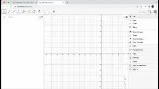 How to set up your workspace for Dynamic Figures in Geogebra