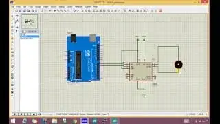 How to simulate DC motor with motor driver in proteus | Arduino