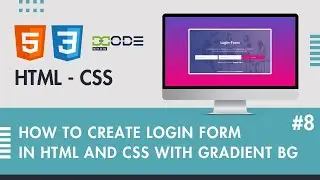 How To Create Login Form In HTML and CSS  | Login Form Design