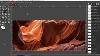 Crop an image in Gimp