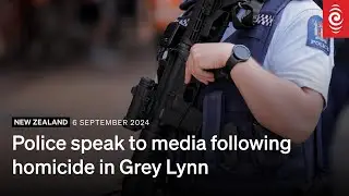 Grey Lynn shooting: Police speak to media after death on Tuarangi Rd | RNZ