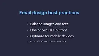 Email best practices