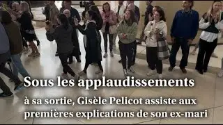 Gisèle Pelicot sort sous les applaudissements à la mi-journée