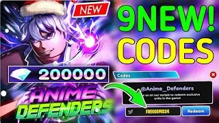 ⚠️ NEW ⚠️ ANIME DEFENDERS ROBLOX CODES 2025 - ANIME DEFENDERS CODES - ROBLOX ANIME DEFENDERS CODES