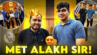 Finally met Alakh sir 🥳|Pw Meded event|👨‍🏫 My trip Experience🚗 