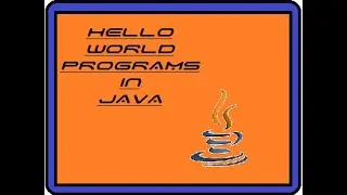 Hello World program in java | HOW TO MAKE SIMPLE PROGRAMS IN JAVA