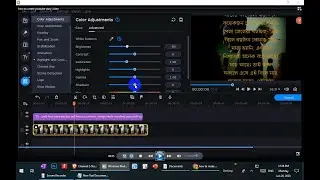 how to create youtube story video||Bengali font  add Movavi Video Editor
