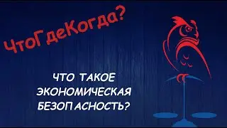 Что такое Экономическая безопасность?