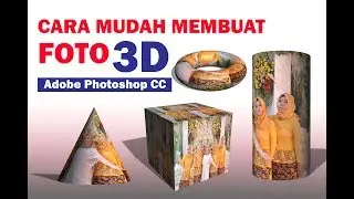 Cara mudah membuat foto 3d di photoshop cc