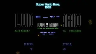 Super Mario Bros. Stomp on Brothers Head - Mario vs. Luigi! 🥊 #supermariobros #stompbrothershead