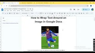 How to Wrap Text Around an Image in Google Docs | Google Docs Tutorial | TheDigitalHowTo.com