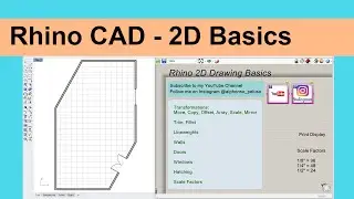 Rhino CAD - 2D Drawing Basics