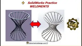 ⚡ SOLIDWORKS Weldments  | The Ultimate Practice Guide  | 3D modeling