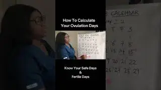 How to calculate your ovulation days #fertiledays #ovulationday #safedays #health