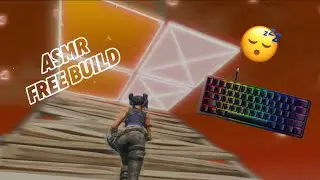 🏆Fortnite Chill 4k ASMR FreeBuild 🏆 l Fortnite (Razer Huntsman Mini)🏆