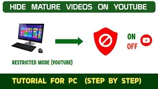 How to turn on restricted mode on youtube pc - Full Tutorial