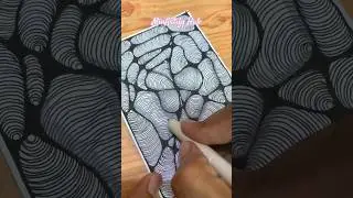 Zentangle Art For Beginners #shorts #zentangle #zentangleart #doodle #trending