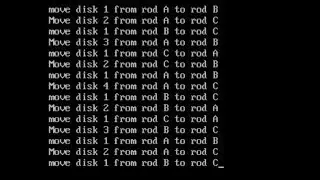 C Program to Solve Tower of Hanoi Problem