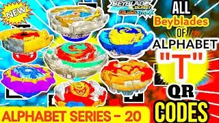 All Beyblades QR Codes of Alphabet "T" | Beyblade Burst App Alphabet Series 20 | FREESTYLEBLADER