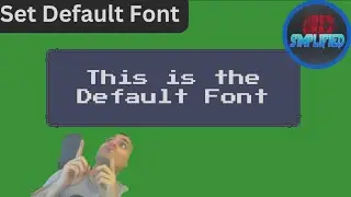 Set Default Font In Godot 4.0 In Less Than 4 Minutes!