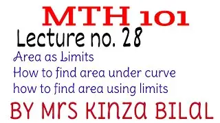 MTH101 Lecture no  28| Education World| Kinza Bilal