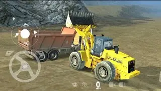 Heavy Machines & Mining Simulator | Backhoe Loader Load Many Coal On Truck | 