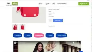Premium WordPress Plugin TabWoo - How to add extra tabs in WooCommerce Product page | WP Tutorial