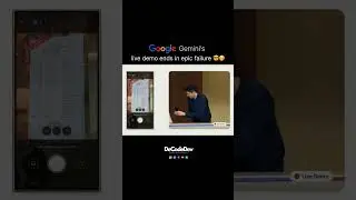 Google Gemini Epic Fail during live demo🤯 