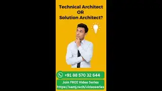 Technical Architect OR Solution Architect Dilemma? #TechnicalArchitect #SolutionArchitect