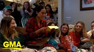 College athlete surprised with full scholarship in gift exchange