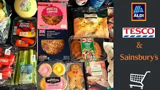 Aldi | Sainsbury's | Tesco | Pet Shop | UK Family grocery haul | Saturday June 17th :)