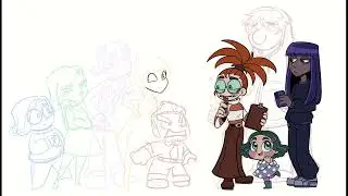Inside Out human version - Speedpaint