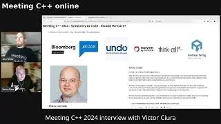 Meeting C++ 2024: interview with Victor Ciura