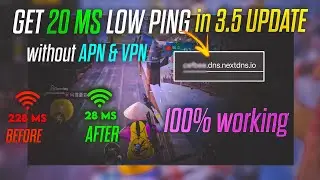 Fix ping issue get low ping  in BGMI & Pubg | High Ping Problem | Best Gaming Dns | ping problem fix