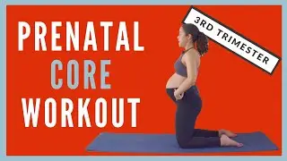 Safe Pregnancy Core Workout | 15-min for 3rd Trimester