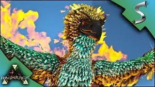 PHOENIX TAMING! PHOENIXS EVERYWHERE MOD! - Ark: RAGNAROK [DLC Gameplay E59]